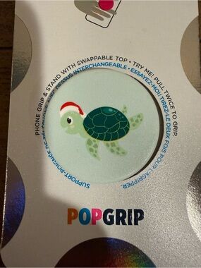 PopSocket PopGrip Phone Grip Christmas Turtle